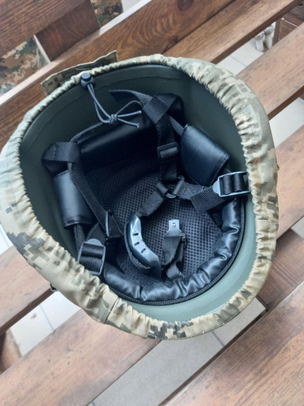 Кавер на шолом з "вухами" , кол. ПІКСЕЛЬ, розмір універсальний - фото №2