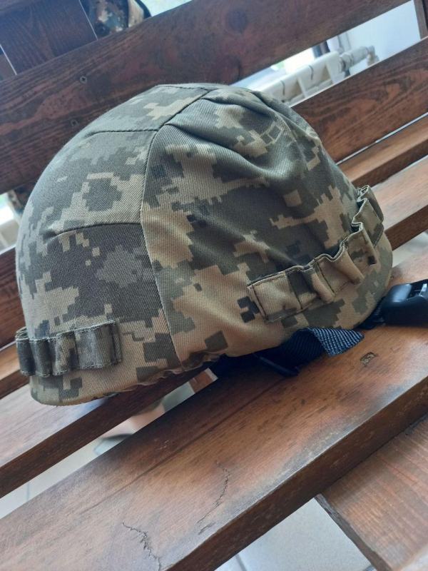 Кавер на шолом з "вухами" , кол. ПІКСЕЛЬ, розмір універсальний - фото №3