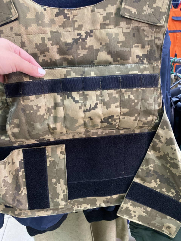 Жилет плитоноска ( без пластин) ПІКСЕЛЬ - фото №2