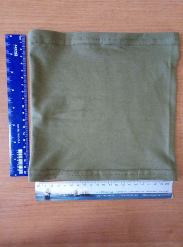 Бафф  літній короткий,  ОЛИВА - фото №2