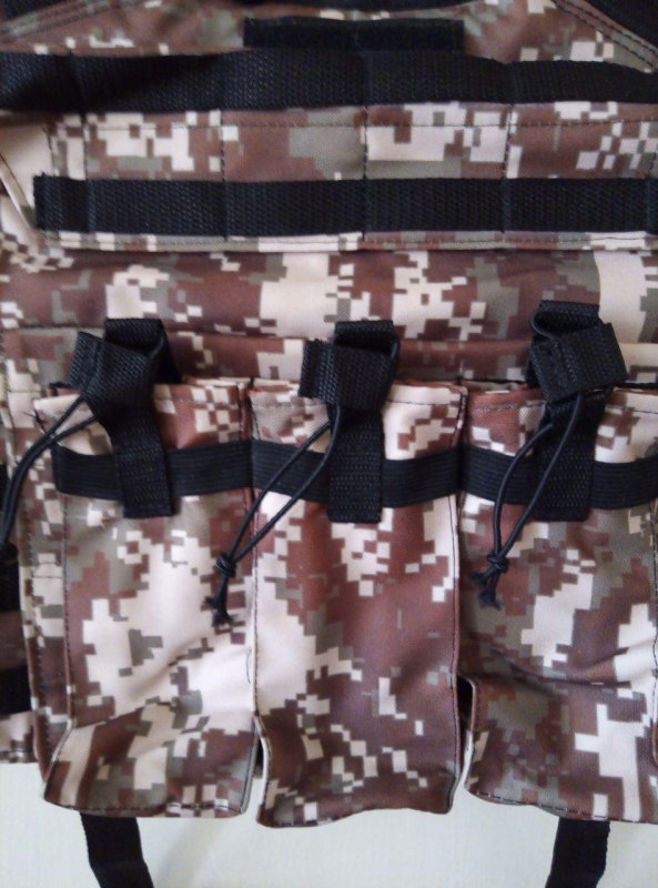 Жилет -плитоноска ( без пластин) з 3 кишенями. - фото №2