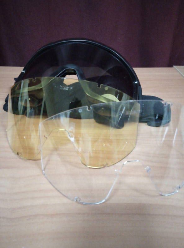 Окуляри-маска тактичні з 3-м лінзами - фото №2