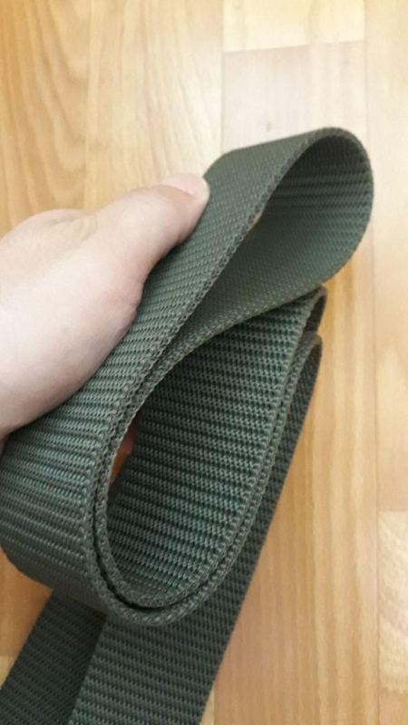 Тактичний ремінь зі стропою  моллє (ЩІЛЬНИЙ) ХАКІ - фото №4