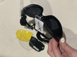 Окуляри для стрільби ESS з 3-ма змінними лінзами, Single Sword - фото