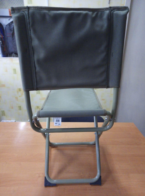 Стілець розкладний походний, кол. ОЛИВА. - фото №3