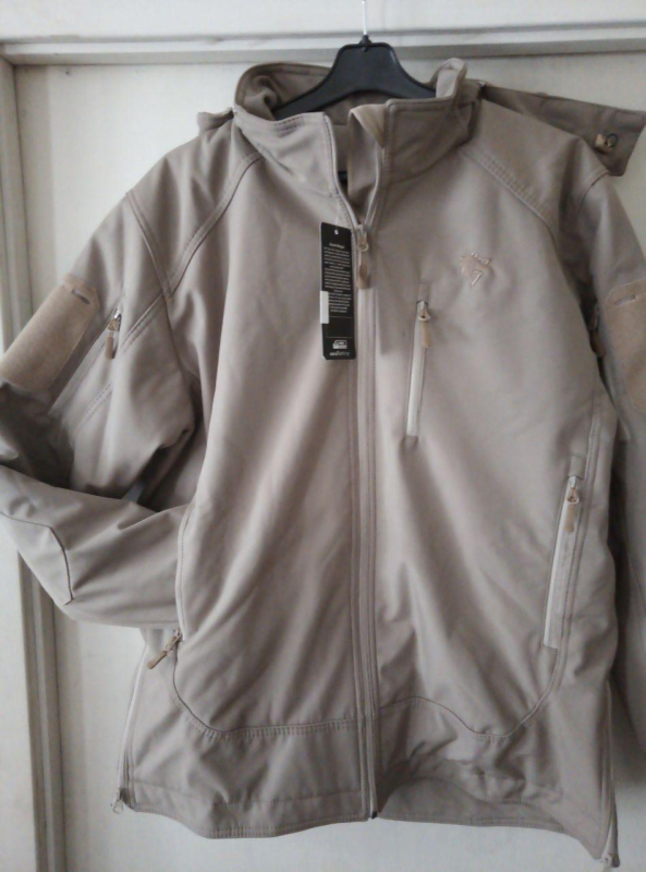 Куртка тактична з капюшоном "WOLF" SOFTSHELL, КОЙОТ р. 3ХЛ - фото
