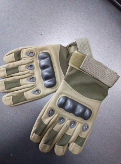Перчатки ТАКТИЧНІ повнопалі ХАКІ р. ХЛ - фото