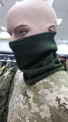 Баф зимовий (фліс) ОЛИВА - фото