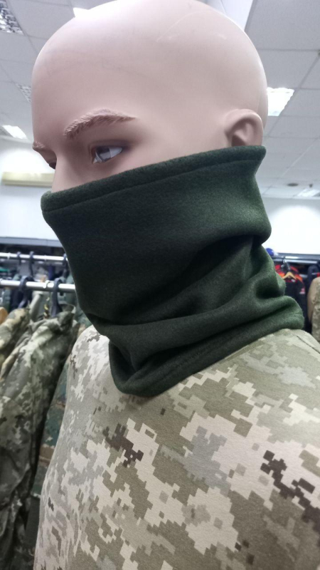 Баф зимовий (фліс) ОЛИВА - фото