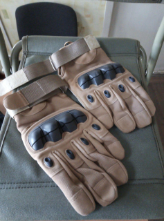 Рукавички ТАКТИЧНІ повнопалі КоЙот р.М - фото