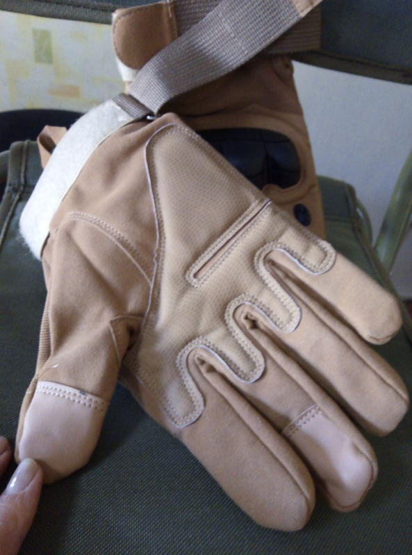 Рукавички ТАКТИЧНІ повнопалі КоЙот р.М - фото №2