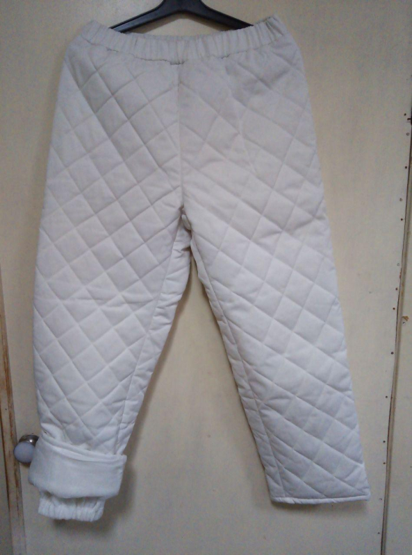 Костюм утеплений стьоганий  "ТРІЙКА" білий , р. 52-54 (170\176) - фото №3