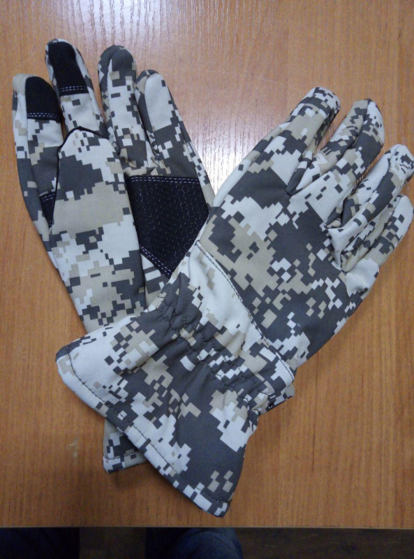 Рукавички тактичні зимові вологостійкі ,ПІКСЕЛЬ, р.Л - фото №2
