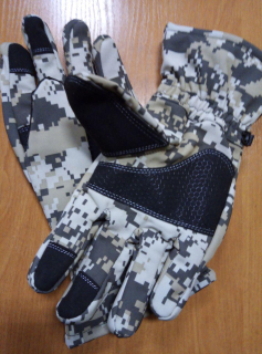 Рукавички тактичні зимові вологостійкі ,ПІКСЕЛЬ, р.Л - фото
