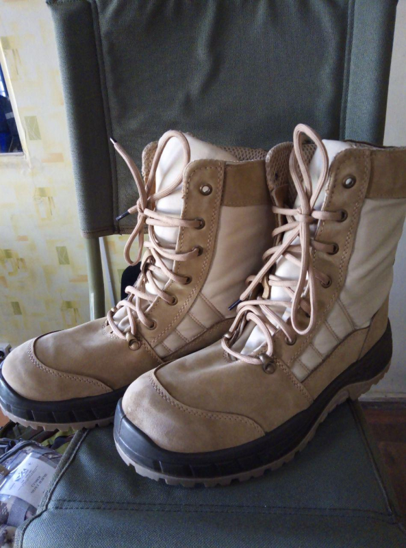 Берці ЗСУ демісезонні НУБУКУ БІЖ. р.42 - фото