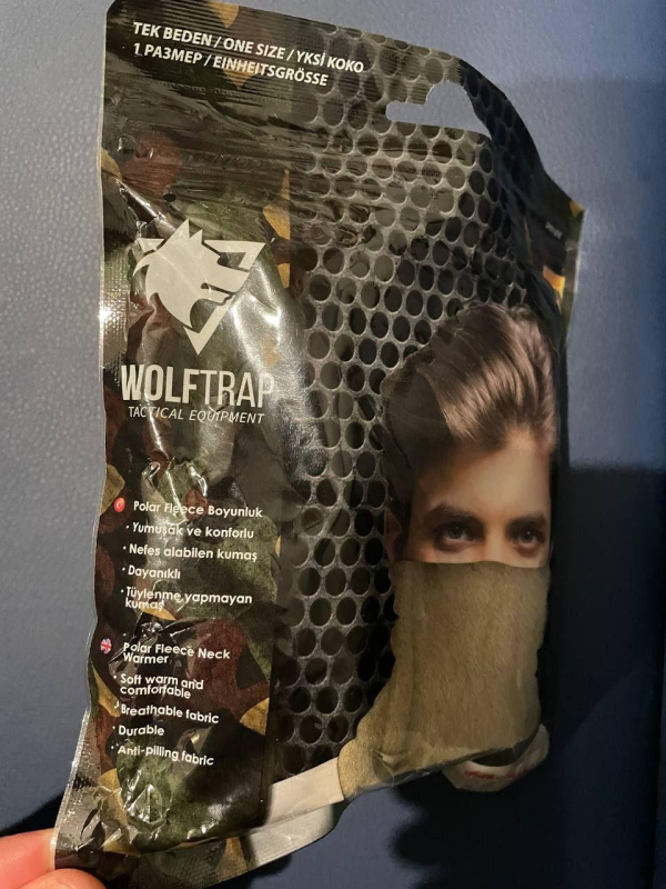 Баф тактичний  WOLFTRAP пісчаний - фото №3