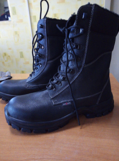 Черевики робочі утеплені з вісокими берцями на ПУ підошві ,ТМ Seven  р.45 - фото