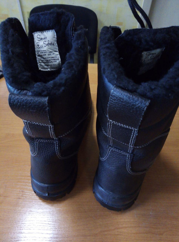 Черевики робочі утеплені з високими берцями на ПУ підошві, ТМ Seven р.47 - фото №3