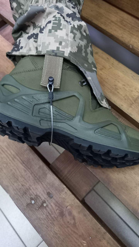 Тактичні бахіли-гамаші, захист від води, снігу, вітру. Р.40-42;  46-47 - фото №3