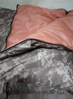 СПАЛЬНИЙ МІШОК , утеплювач 400 гм2  р. 70х200, мал. КАМУФЛЯЖ - фото