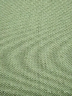 Канвас (рогожка переплетіння) ХАКІ, БЕЗ ПРОСОЧЕННЯ 45бав/55пе.320гм2 ш.1.55 - фото