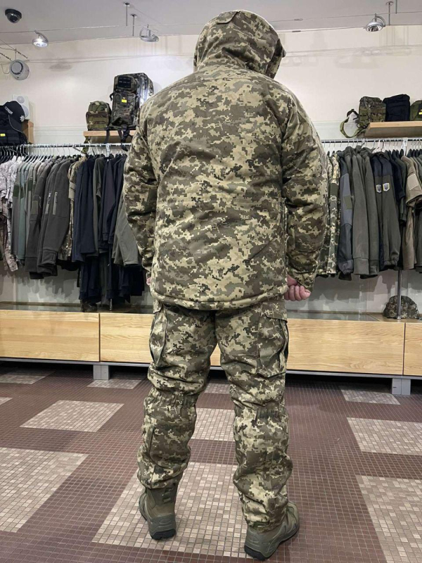 Костюм зимовий вітровологозахисний ВСУ (куртка + штани) ПіКСЕЛЬ ММ-14 р.52 (6) - фото №2