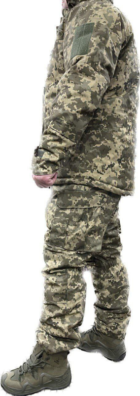 Костюм зимовий вітровологозахисний ВСУ (куртка + штани) ПіКСЕЛЬ ММ-14 р.52 (6) - фото №3