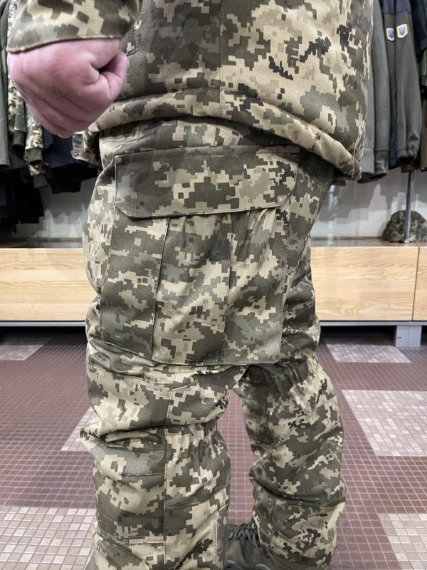 Костюм зимовий вітровологозахисний ВСУ (куртка + штани) ПіКСЕЛЬ ММ-14 р.52 (6) - фото №4