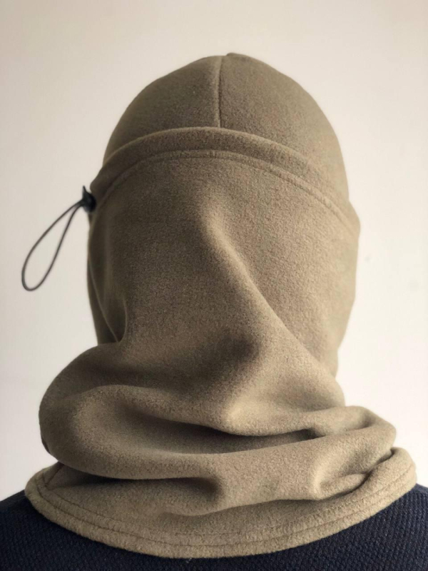 Комплект зимовий   Шапка+Бафф  ( фліс)  КОЙОТ, р. 54-58 - фото №3