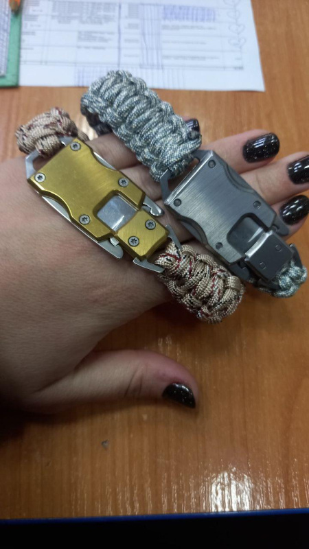 Тактичний браслет виживання з ножем Singl Sword - фото №4