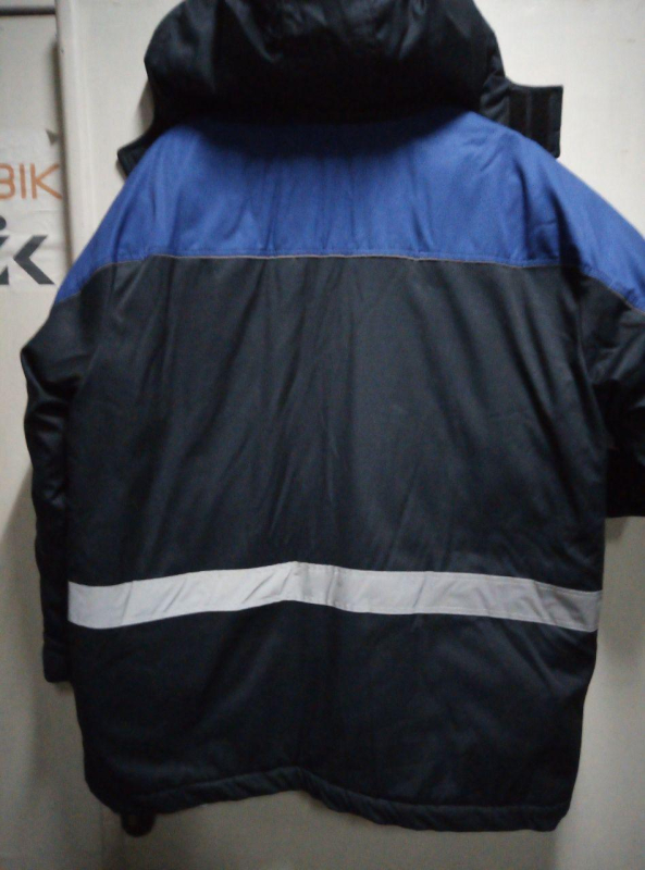 Куртка робоча ЗИМОВА з СПС, тканина ВС, кол.СИНІЙ+ЕЛЕКТРИК, р.52-54(170\176) - фото №2