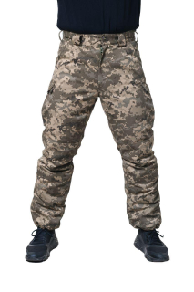 Штани зимові вітровологозахисні ЗСУ ПІКСЕЛЬ ММ-14 р.48/5, 50\6, 52\6, 58\6, 62\6, 66/6 - фото