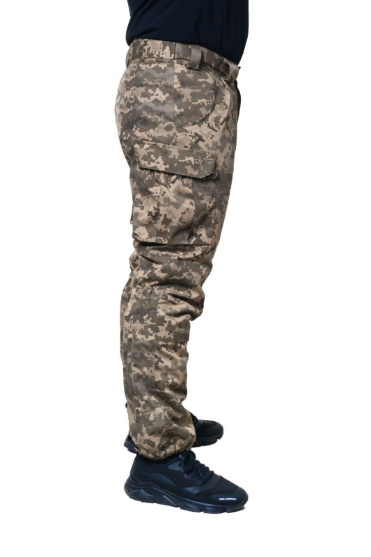 Штани зимові вітровологозахисні ЗСУ ПІКСЕЛЬ ММ-14 р.48/5, 50\6, 52\6, 58\6, 62\6, 66/6 - фото №3