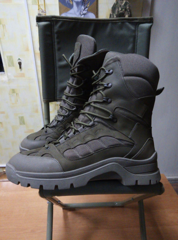 Берці тактичні зимові мембранні ОЛИВА р. 44 - фото №2