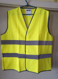 Жилет сигнальний світловідбивний колір  ЛИМОННИЙ  р.М,  Л - фото