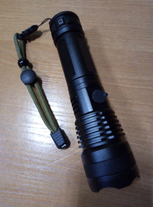 Ліхтарик тактичний ручний акумуляторний ХНР 50 - фото