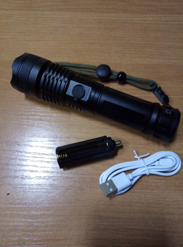 Ліхтарик тактичний ручний акумуляторний ХНР 50 - фото №2