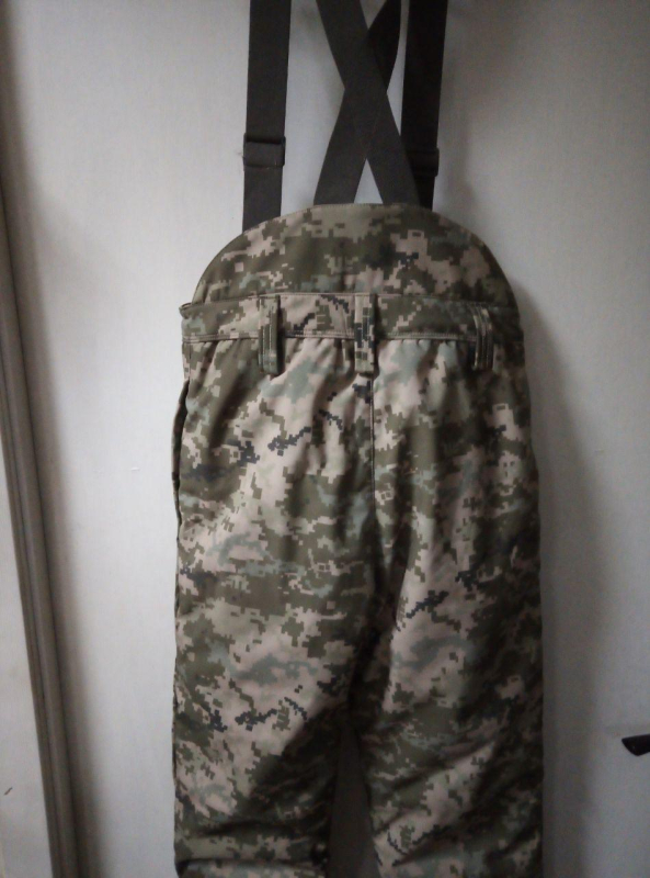 Костюм ЗСУ зимовий вітровологозахисний  (куртка + штани) Softshel, ПіКСЕЛЬ р44(рост3/4) - фото №5