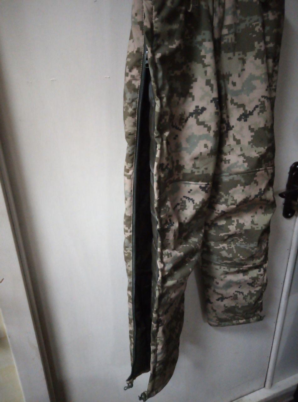 Костюм зимовий вітровологозахисний ВСК (куртка + штани) Softshel, ПіКСЕЛЬ р.44(рост3) - фото №6