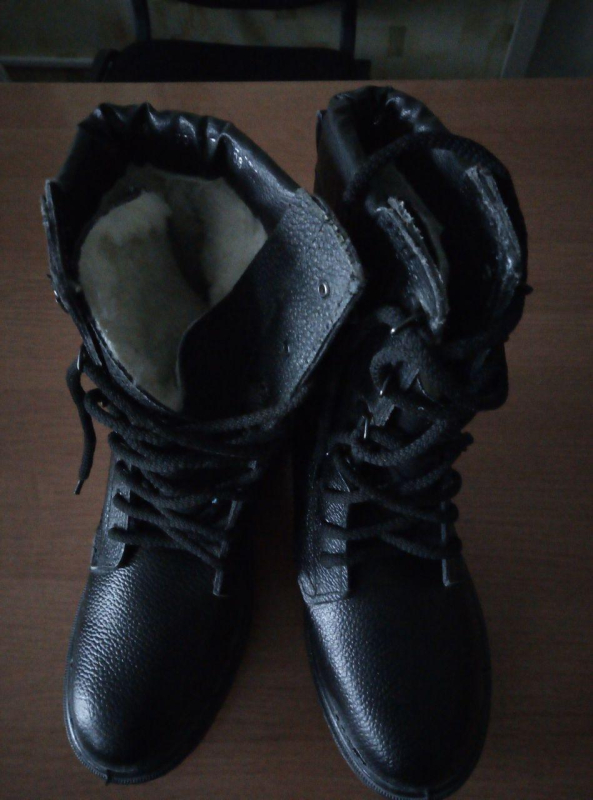 Черевики зимові з високими берцями на ПУ підошві, р.40 - фото №3