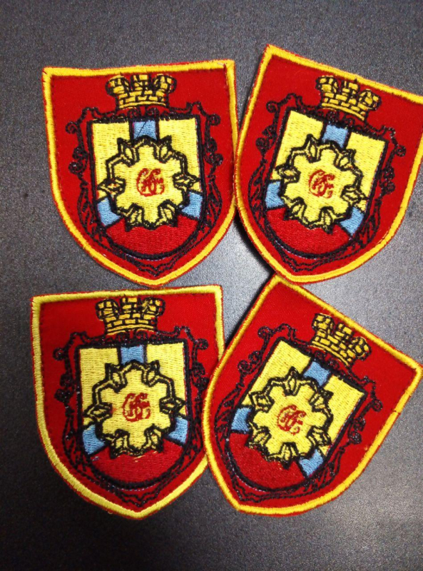 Шеврон вишитий ГЕРБ КРОПИВНІЦЬКОГО малий - фото