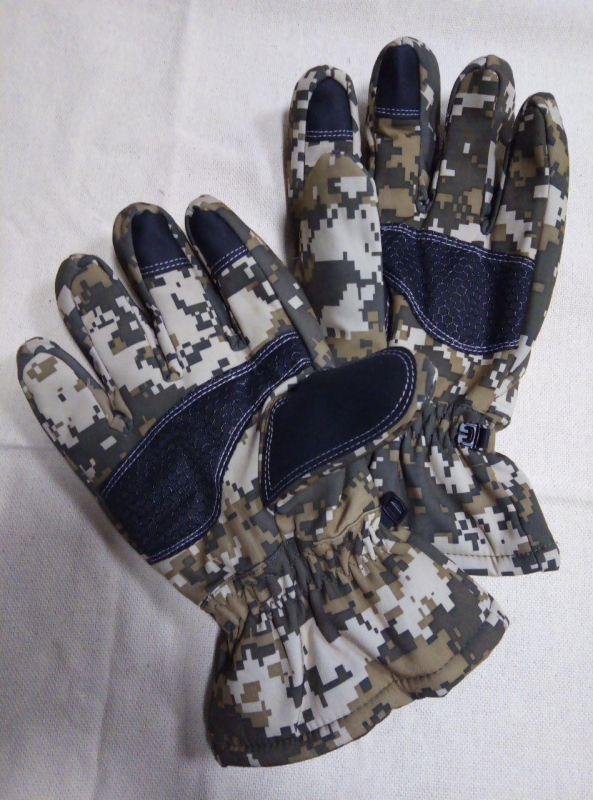 Рукавички тактичні зимові  вологостійкі, ПІКСЕЛЬ, р.2ХЛ - фото №2