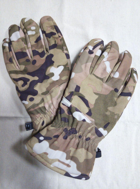 Рукавички тактичні зимові вологостійкі, МУЛЬТИКАМ, р.Л. - фото