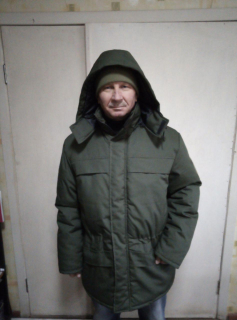 Куртка ОХОРОНЦЯ ЗИМОВА з капюшоном, тканина РІП-СТОП, ОЛИВА р.56-58(170/176) - фото