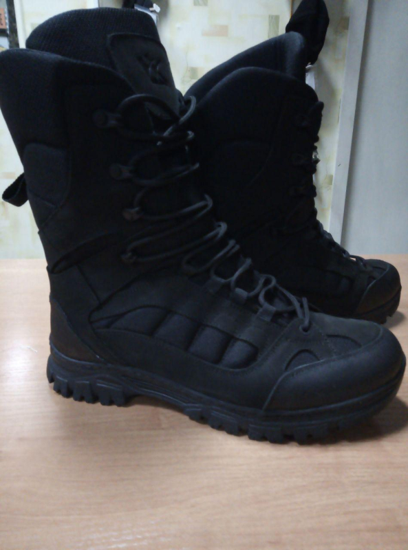 Берці тактичні зимові мембранні ЧОРНІ р. 46 - фото №2