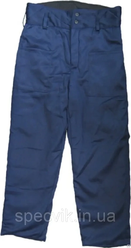 Штани робочі ватяні, тк. плащова , р.  48-50 (194/200) - фото