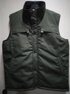 Жилет утеплений із 4 кишенями, РІП-СТОП ОЛІВА р.48-50(5/6) - фото