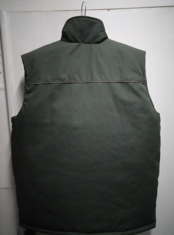 Жилет утеплений із 4 кишенями, РІП-СТОП ОЛІВА р.56-58(5/6) - фото №2