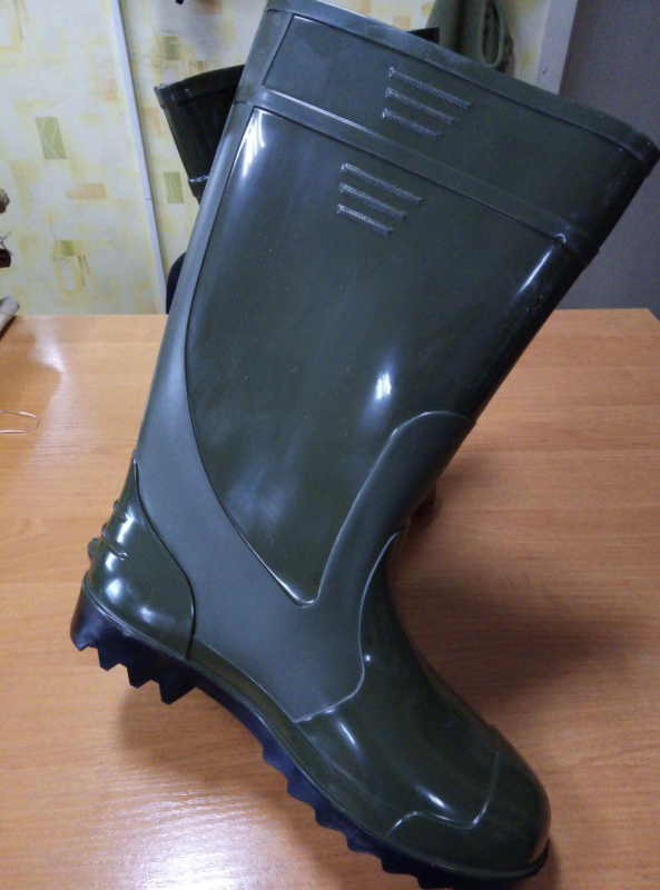 Чоботи ПВХ чоловічі зі знімним утеплювачем кол. ХАКІ р.41,42,43,44,45,46 - фото №3