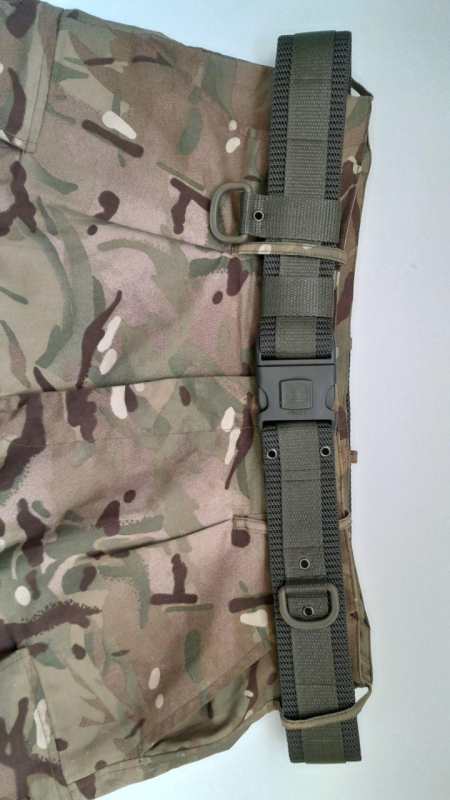 Тактичний ремінь зі стропою  моллє (ЩІЛЬНИЙ) ХАКІ - фото №6